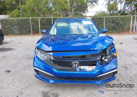 2020 Honda Civic Lx из США, поврежденный, VIN 19XFC2F65LE009264